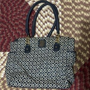Navy blue/grey Tommy Hilfiger bag